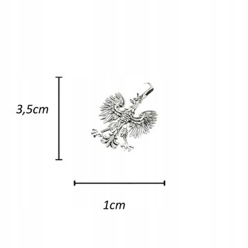 SREBRNA ZAWIESZKA MAŁY ORZEŁ ORZEŁEK PRÓBA 925