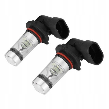 2шт H10 10W 8000K БЕЛЫЕ СВЕТОДИОДНЫЕ ЛАМПЫ