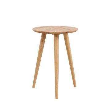 Stolik kawowy TIOMA naturalny 40x40x56,5 cm HOMLA