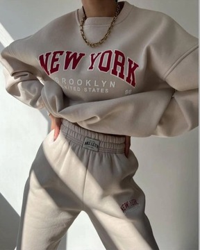 Women Letter Printed Tracksuit 2 Piece Set Autumn