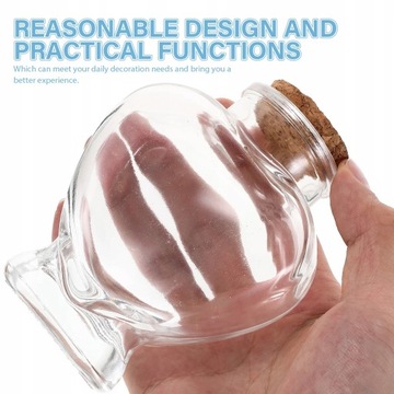 Контейнеры со стеклянными крышками Desiring Clear Empty