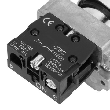 10 комплектов BERM Самоблокирующийся клавишный выключатель обычно Q9