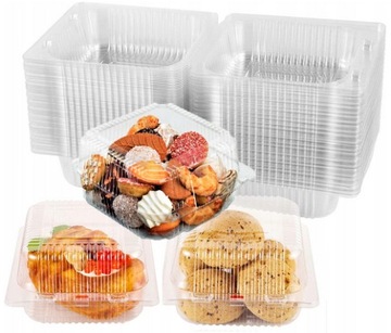 Пластиковые контейнеры для пищи, закрытые с ALI25C 164/148/82 10 ПК