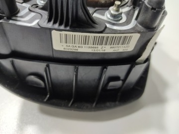 DESKA KONZOLA ULOŽENÍ AIRBAG PÁSY 208 I 2012-2019 EVROPA