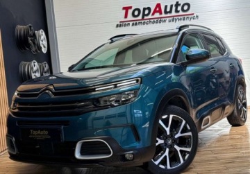 Citroen C5 Aircross I SUV 1.5 BlueHDI 131KM 2019 Citroen C5 Aircross 130KM DIESEL AUTOMAT virtual cockpit BEZWYPADKOWY