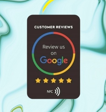 NFC-КАРТА ДЛЯ ОСТАВЛЕНИЯ ОТЗЫВОВ В GOOGLE + БОНУС