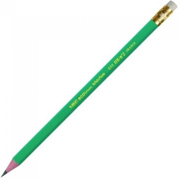Ołówek drewniany HB Evolution 655 z gumką BIC 8803