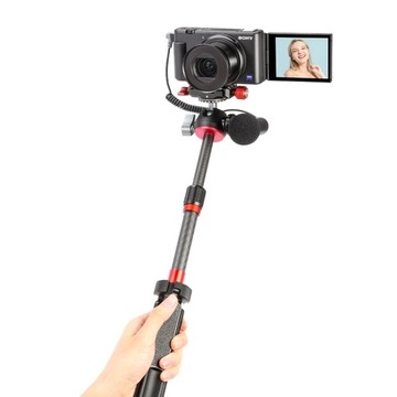 Ulanzi MT-43 Фотоштатив ISO Нога + 3D головка / Стекловолокно