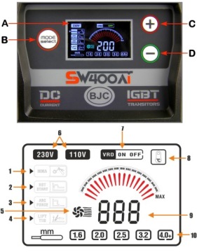 СВАРОЧНЫЙ АППАРАТ MMA TIG LIFT 200A 230V 110V VRD 4Kg IGBT