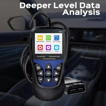 Advanced OBD2 Scanner - Instant Live Data Stream, Comprehensive Diagnostic