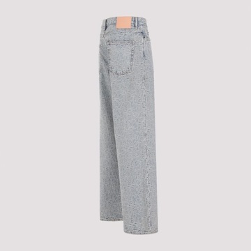 Acne Studios Męska Odzież Jeansy R. 50 Niebieski