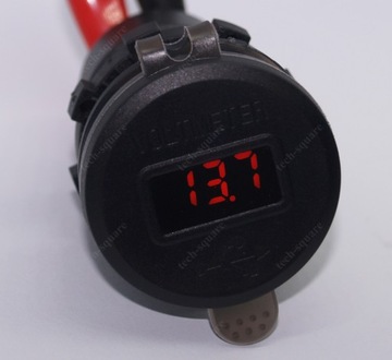 USB-разъем для зарядки 2x QC3.0 36 Вт + PD 55 Вт 12–24 В Вольтметр