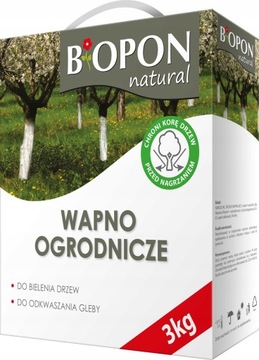 Wapno 3kg do bielenia drzew i odkwaszania ziemi