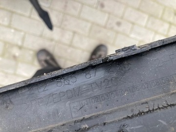 MERCEDES-BENZ E W212 SPOILER DYFUZOR DOKŁADKA ZDERZAKA TYŁ A2128858725