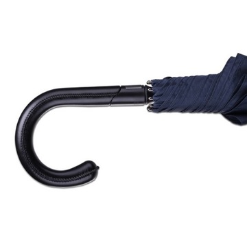 ЭЛЕГАНТНЫЙ ВЕТРОЗАЩИТНЫЙ АВТОМАТИЧЕСКИЙ ДВОЙНОЙ ЗОНТ ЛОЗАННА СИНИЙ