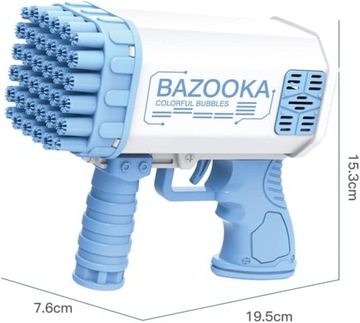 Пистолет для мыльных пузырей на 36 отверстий,