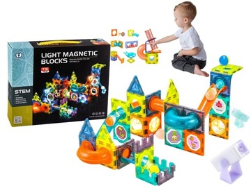 Светящиеся магнитные блоки 75 Световые элементы