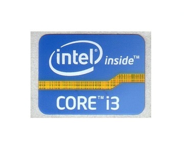 Naklejka Intel CORE i3 inside 21 x 16 mm 041b