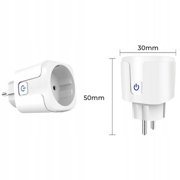 Розетка ZigBee Вилка TUYA 3680W измерение тока