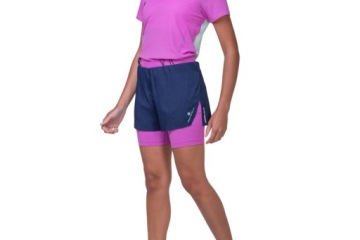 RONHILL Женские шорты для бега TECH RACE TWIN SHORT темно-синие L