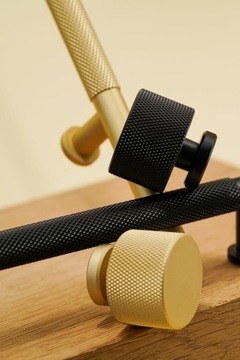 UCHWYT MEBLOWY LEON ZŁOTY PIASKOWY 800 DŁUGI DO SZAF HVYT WYSOKA JAKOŚĆ