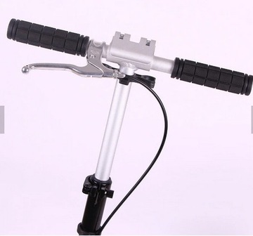 СКУТЕР XXL, АМОРТИЗАТОРЫ, 100 кг, СКЛАДНОЙ, ТОРМОЗ