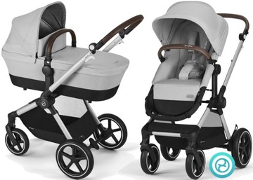 КОЛЯСКА CYBEX 3IN1 EOS LUX SLV LAVA GREY И AVIONAUT PIXEL PRO 2.0 C КОЛЯСКА