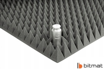 Акустическая пена, пирамида, звукоизоляционный коврик, 8 см, конусы, комната игрока, 2 м2