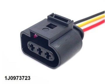 1J0973723 KOSTKA Wtyczka czujnika złącze elektryczne VW AUDI 3P + przewody