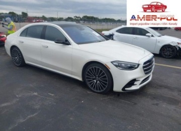 Mercedes Klasa S W223/V223 2022 Mercedes-Benz Klasa S 580 4Matic 2022 4.0 Benzyna 496KM