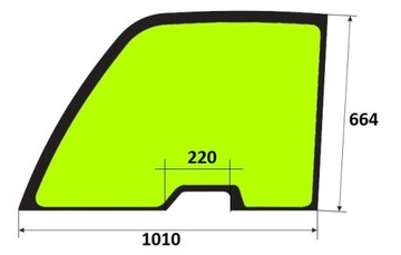 szyba drzwi górna MANITOU MLT 523 MLT 526 ...