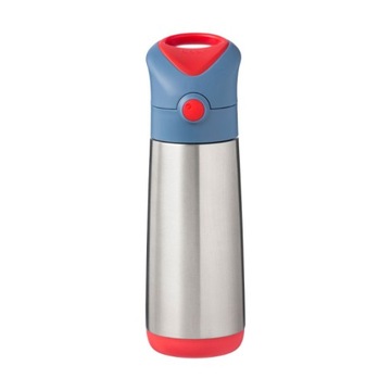 Bidon Termiczny Termobutelka Ze Słomką B.Box 500ml Blue Blaze