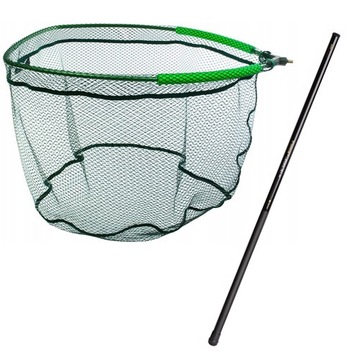 Podbierak wędkarski 60x50x45cm + Sztyca 4m