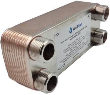 SANITLINE 22 ПЛАСТИНЧАТЫЙ ТЕПЛООБМЕННИК 30 кВт 4 x 1
