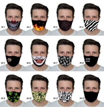 Маска для лица Многоразовая маска РАСПРОСТРАНЕННЫЕ ШАБЛОНЫ