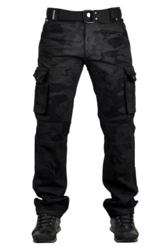 it096-1 р.31 БРЮКИ РАБОЧИЕ КАРГО, СВОБОДНЫЙ ПОЯС, КАМУФЛЯЖ