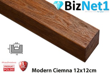 Belka Belki rustykalne dekoracyjna Modern 12x12 2M