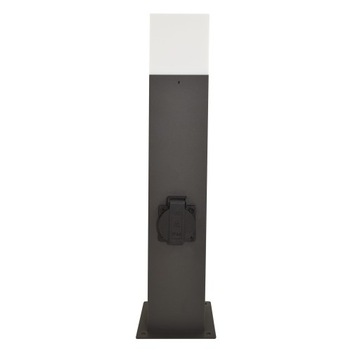 Lampa ogrodowa słupek NEW YORK z gniazdem 44cm