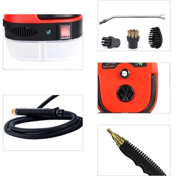 ПАРОМОЕЧНАЯ МАШИНА ПАРОВОЙ ОЧИСТИТЕЛЬ ДАВЛЕНИЯ ДЛЯ ОЧИСТКИ 2500 Вт 3 бар 1000 мл