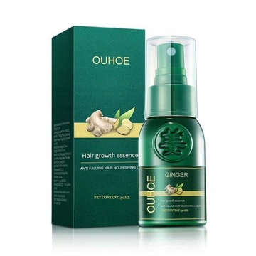 OUHOE Имбирный спрей для быстрого роста волос