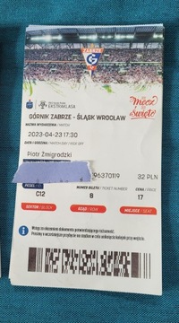 Bilet Górnik Zabrze - Śląsk Wrocław