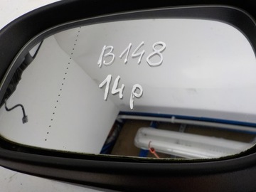 B148 VOLVO S40 II V50 FACELIFT ZRCÁTKO VNĚJŠÍ LEVÉ 14 (12+2) PIN 31278744
