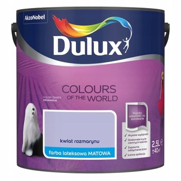 Dulux Kolory Świata Farba Kwiat Rozmarynu 2,5L