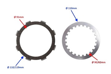 ДИСК СЦЕПЛЕНИЯ CROSS PIT BIKE YX 140 1P56FMJ MRF