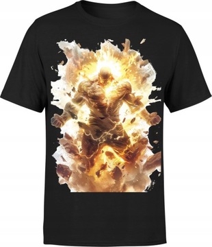 Koszulka męska Eksplozja Mocy siła i energia T-shirt męski