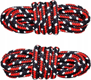 CZARNO-CZERWONE SZNURÓWKI DO BUTÓW ADIDASÓW 140 CM