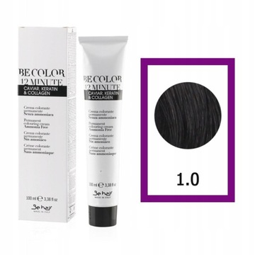 Be Hair Farba BEZ AMONIAKU 12minutowa 1.0 100ml