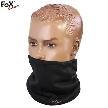 РУКАВ ДЛЯ ШАРФА FOX CHIMNEY SOFTSHELL, ЧЕРНЫЙ