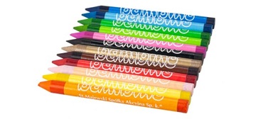 ВОСКОВАЯ СВЕЧА BAMBINO ШКОЛЬНЫЕ ЦВЕТА 12 ЦВЕТОВ