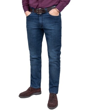 Jeans męskie spodnie klasyczne granatowe PL - 108 cm L:30